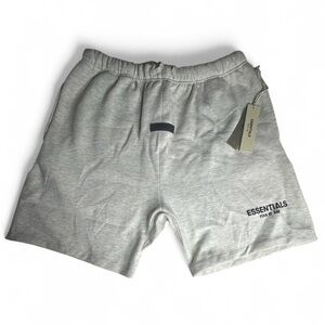 Fear Of God Essentials Light Oatmeal Sweat Shorts